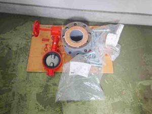 交換用のバタフライバルブ