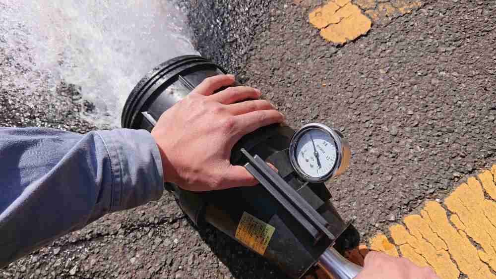 ピトーゲージ（放水圧力装置）