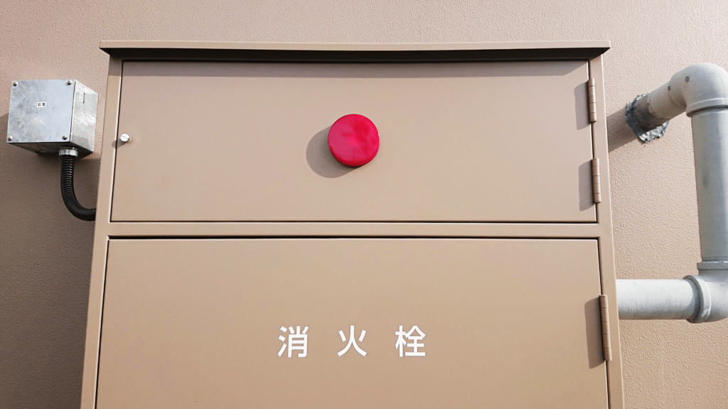 新築工場の屋外消火栓