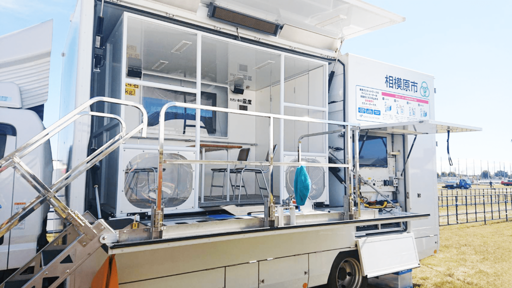 市民訓練の地震体験