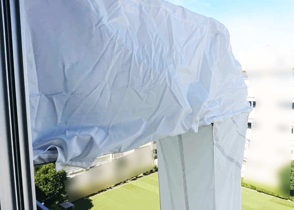 垂直式救助袋のテスト