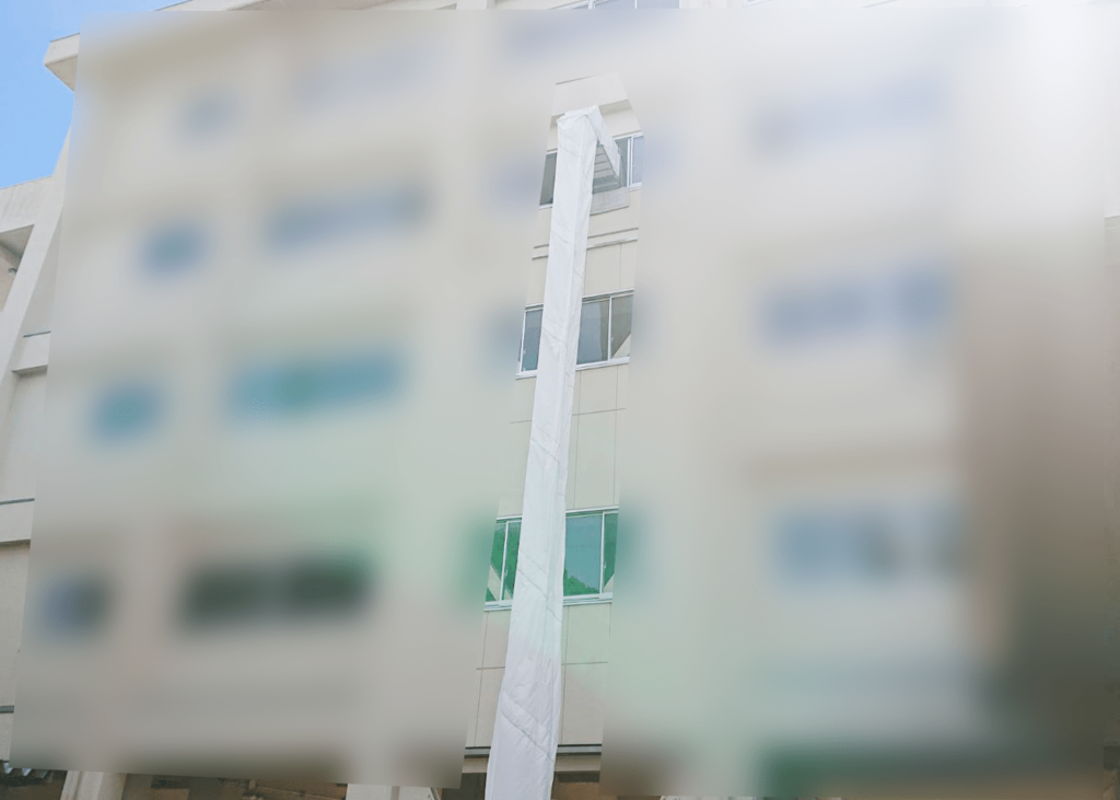 垂直式救助袋のテスト③
