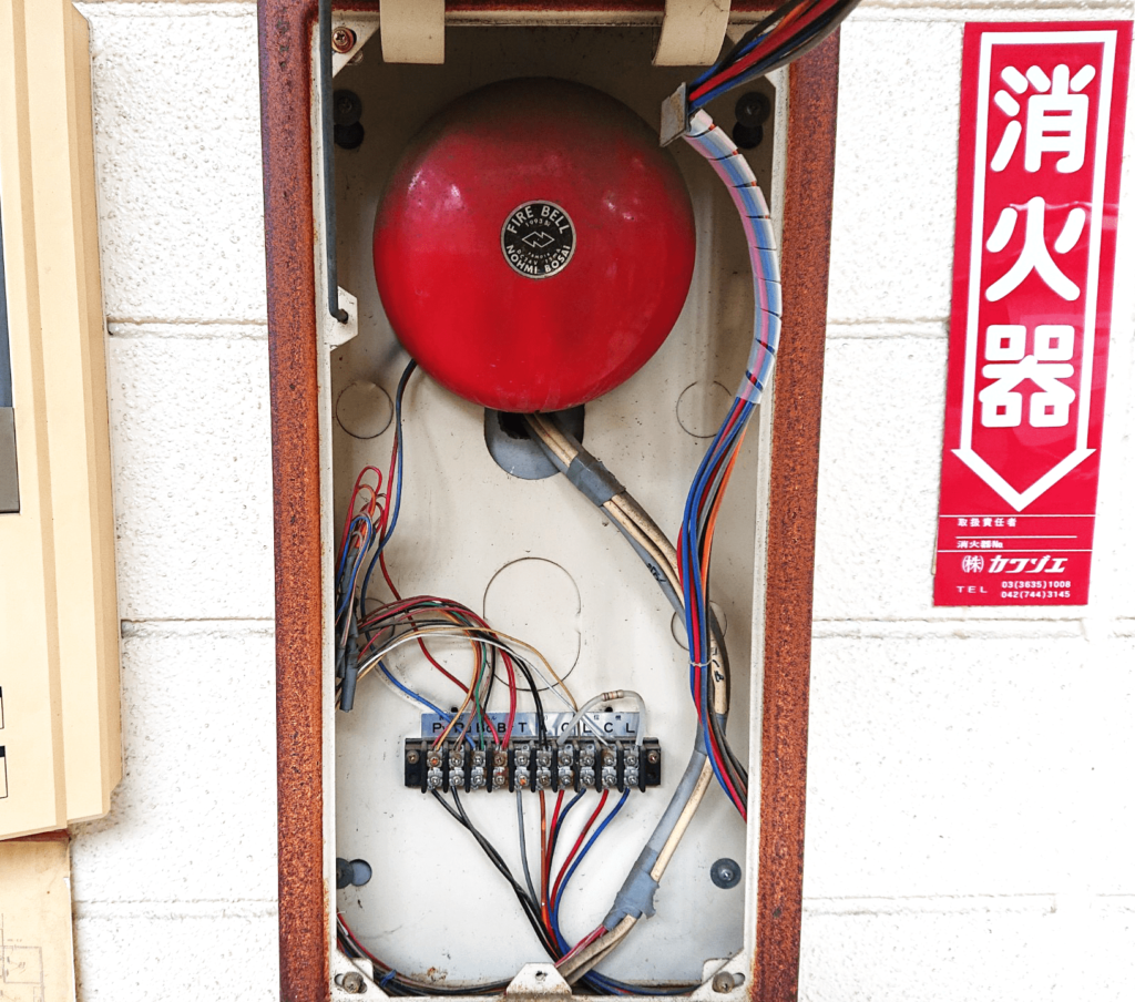 交換前の非常ベル